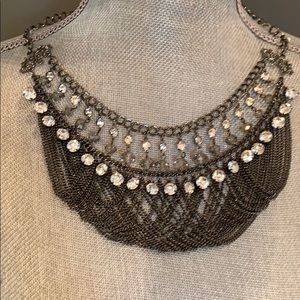 Rhinestone and crystal necklace
